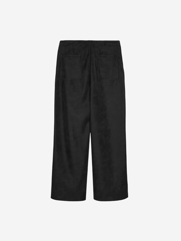 Dilvin Wide leg Broek in Zwart