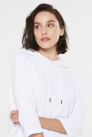 SENSES.THE LABEL Sweatshirt 'So:la' in Weiß: Vorderseite