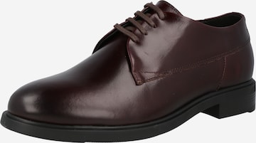 Shoe The Bear Lace-up shoe 'Linea' in Brown: front