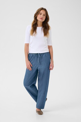 Kaffe Regular Trousers 'KALuise' in Blue