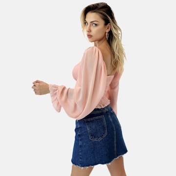 Elara Blouse in Pink