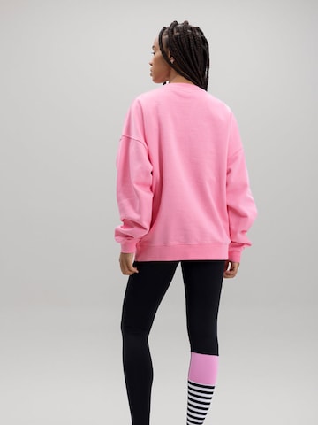 Hey Honey Sweatshirt 'Rosewood' in Pink