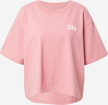 T-shirt GAP en rose : devant