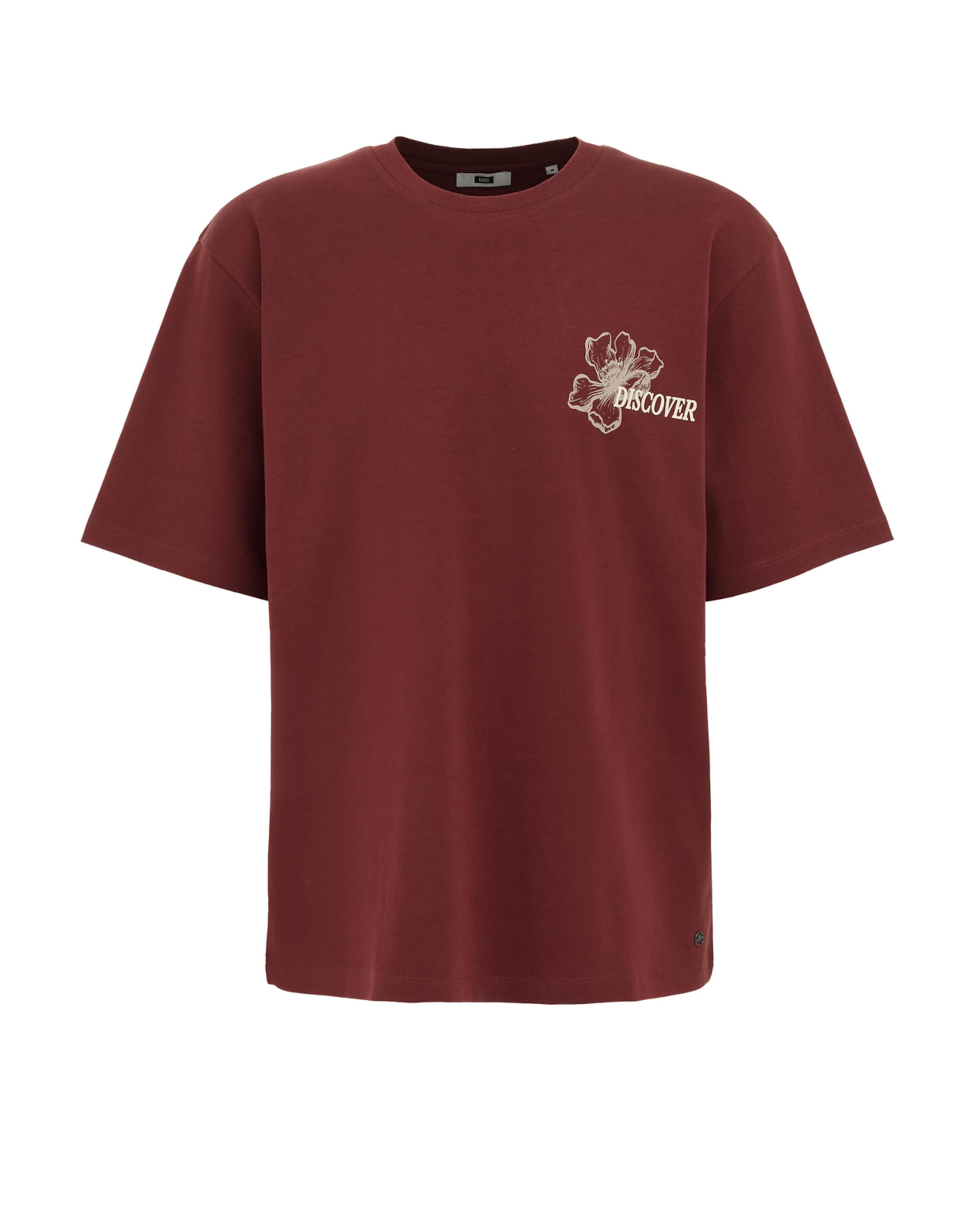 Tricou de la WE Fashion pe maro: față