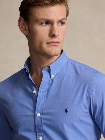Slim fit Camicia di Polo Ralph Lauren in blu
