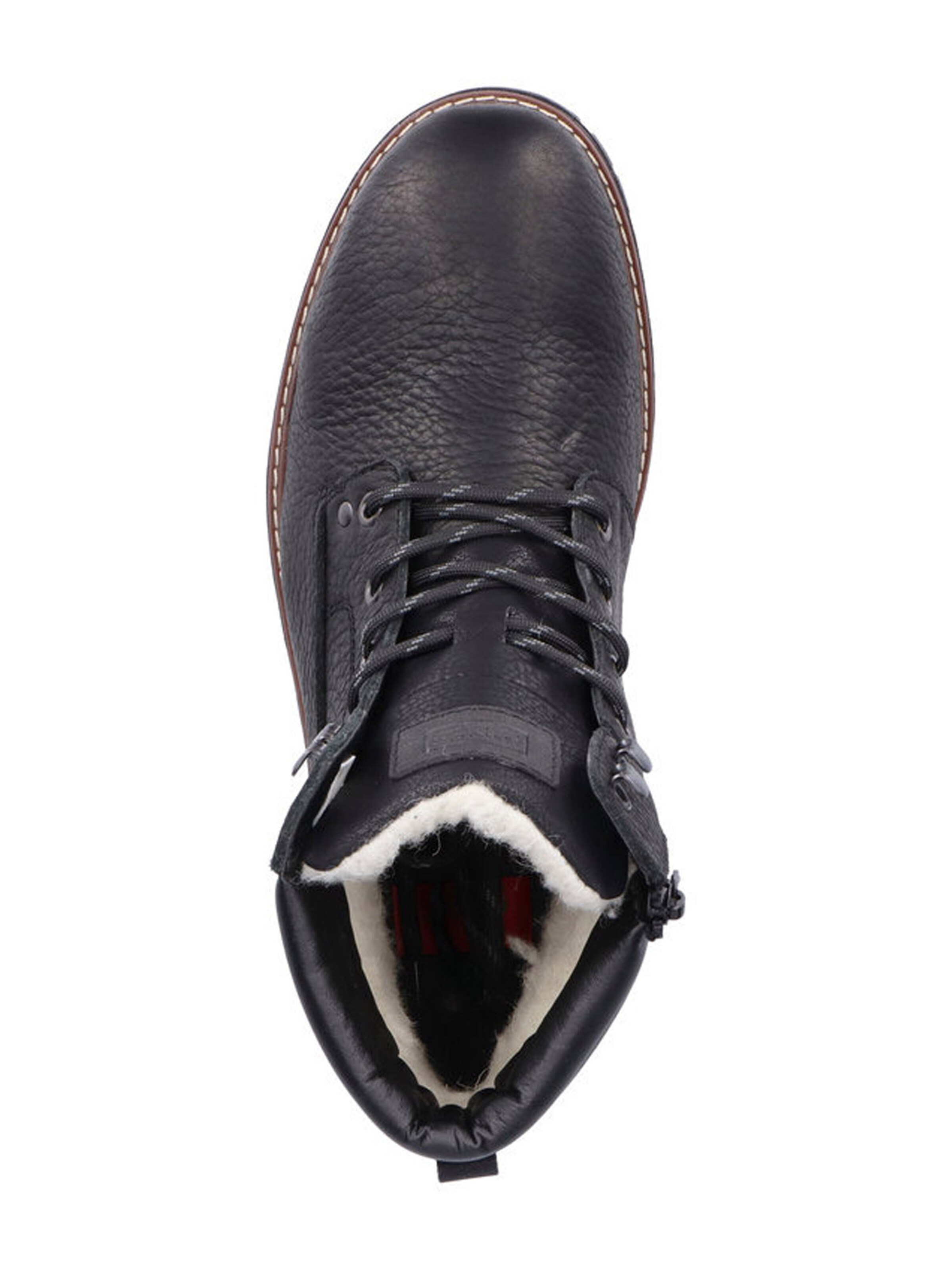 Rieker - Botas com atacadores em preto