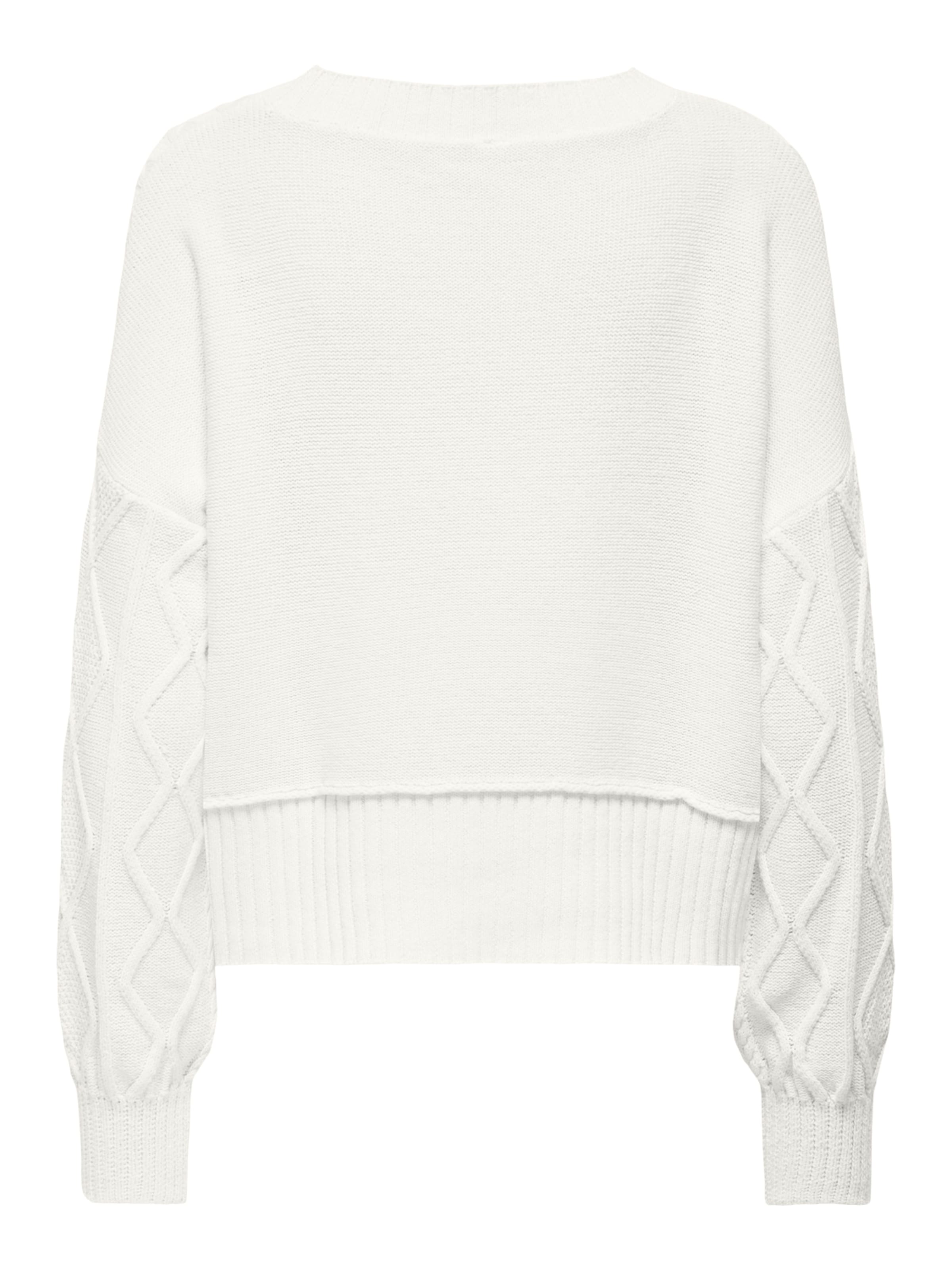 Pull-over 'ONLKaya' ONLY en blanc