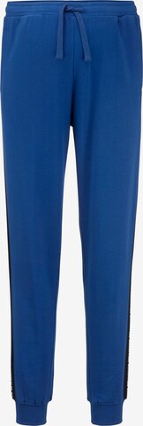 Boston Park Tapered Pants in Blue: front