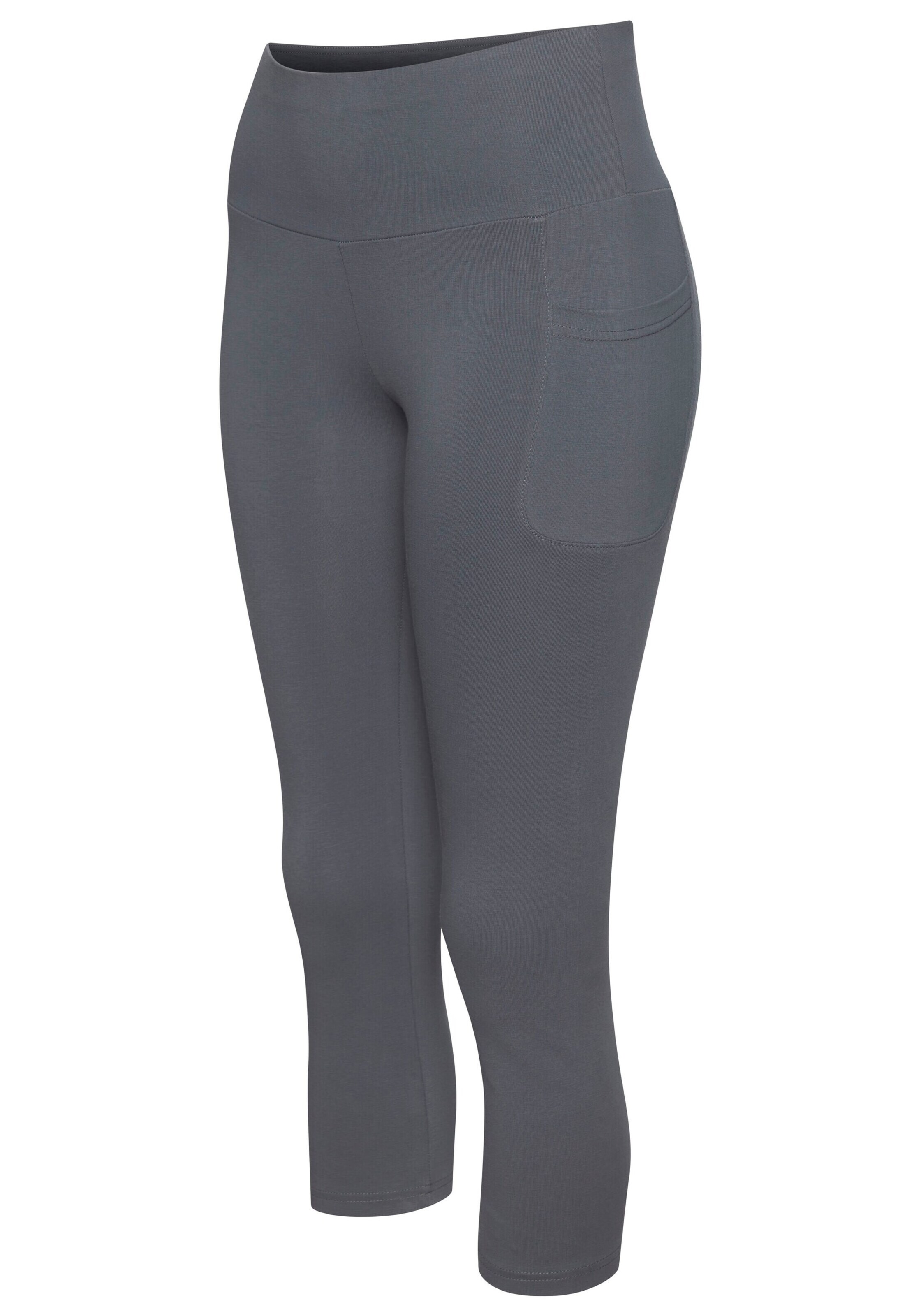 LASCANA ACTIVE - Skinny Pantalón deportivo en gris