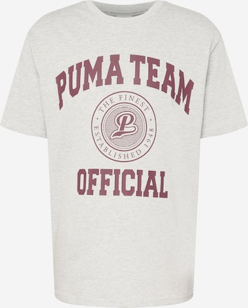 PUMA - Camiseta en gris: frente