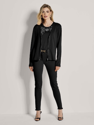 MADELEINE Gebreid vest in Zwart