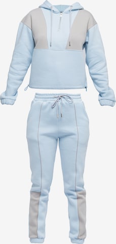 Tom Barron Tracksuit in Blue: front