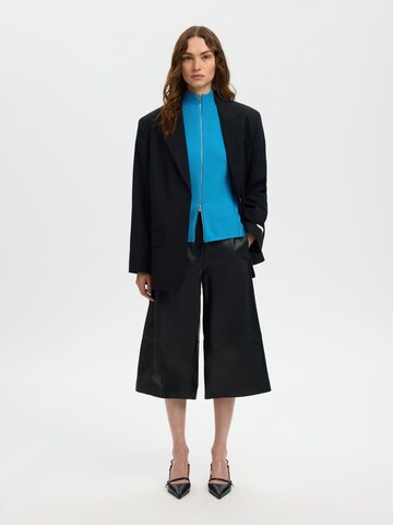 SELECTED Gebreid vest in Blauw