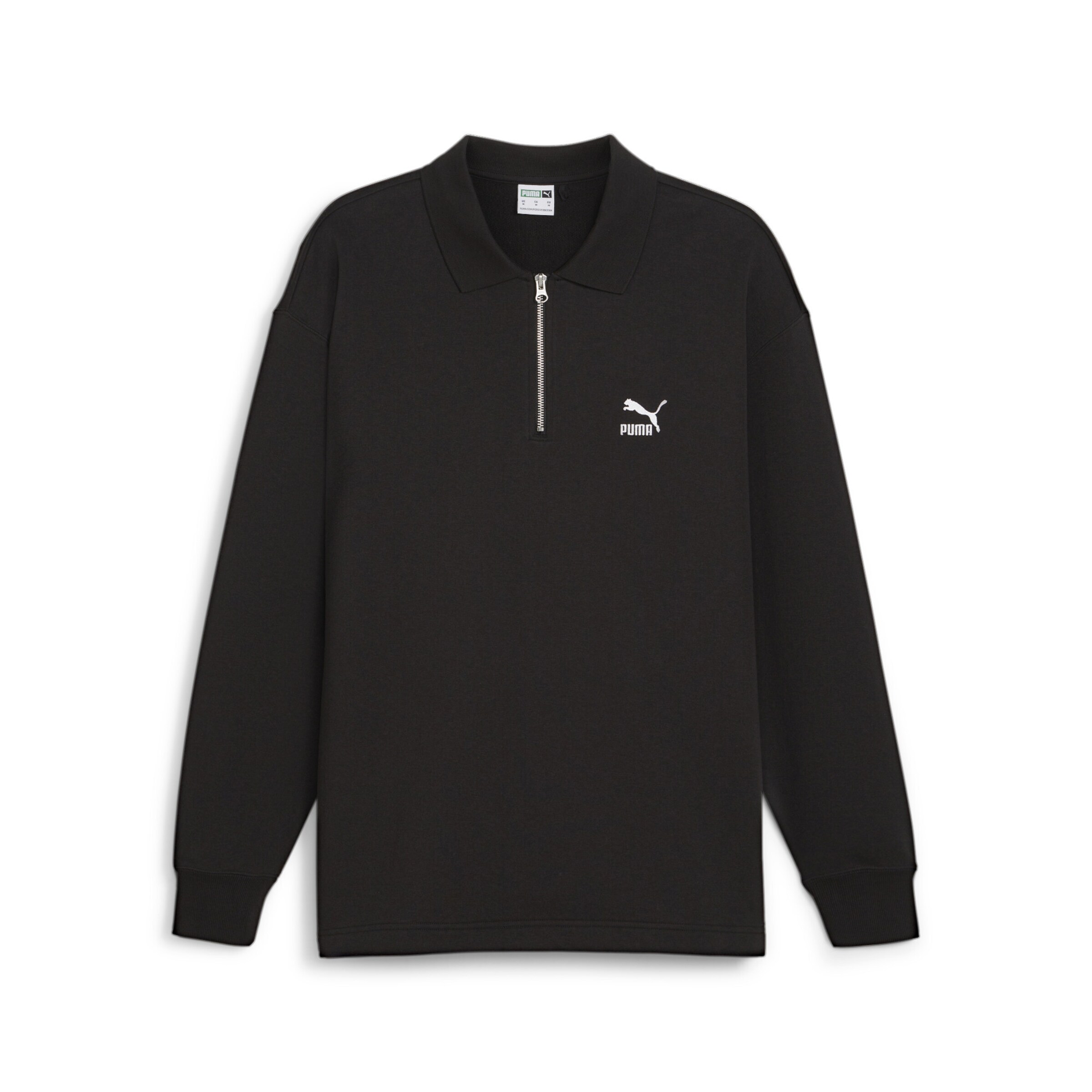 PUMA Sweatshirt 'Better Classics' in Black: front