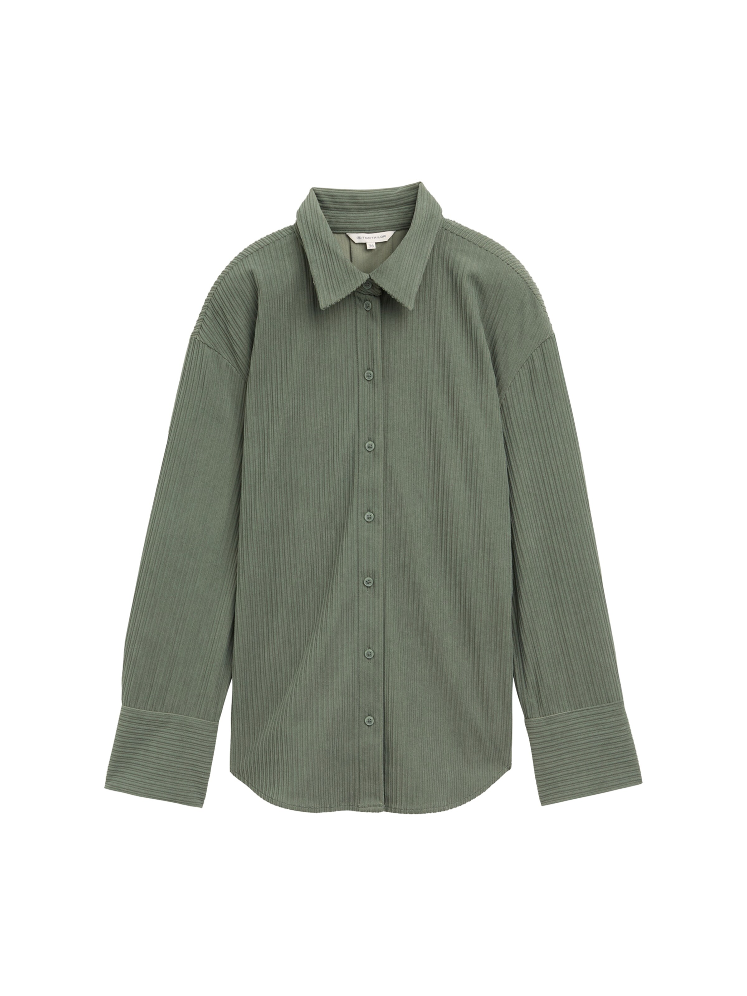 TOM TAILOR Pluus, värv roheline: eest vaates