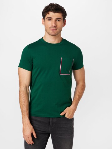 TOMMY HILFIGER T-Shirt in Grün: Vorderseite