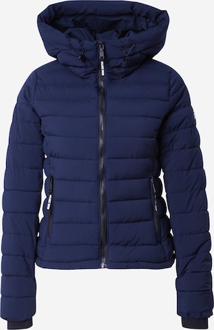 Lake View Between-Season Jacket 'Brenna' in Blue: front