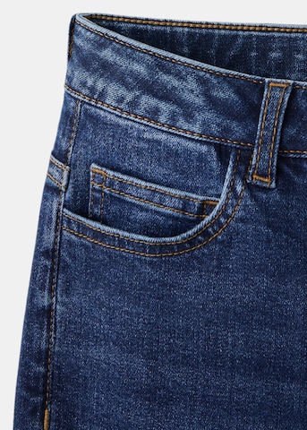 MANGO KIDS Slimfit Jeans i blå