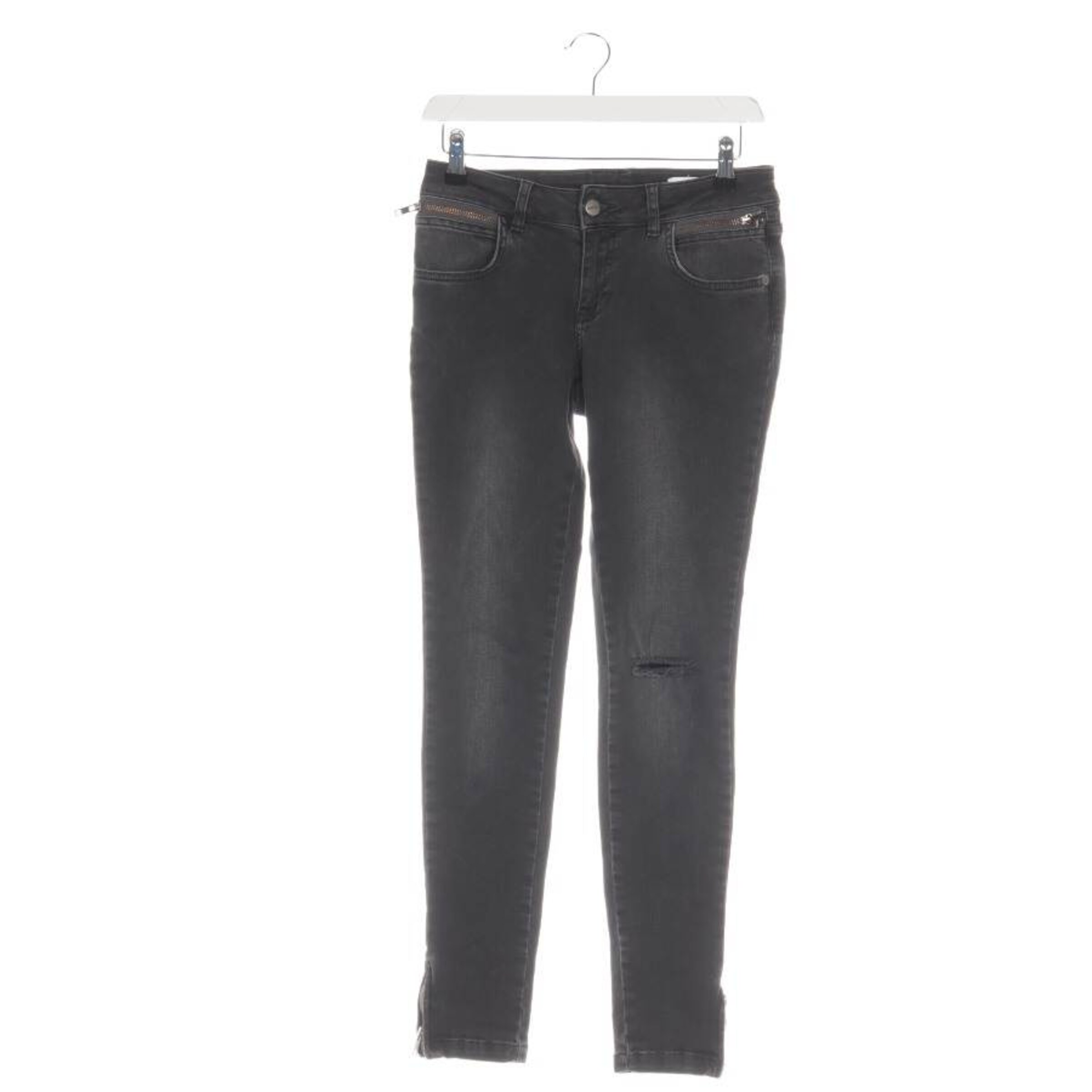 Anine Bing Jeans in 27 in Grey: front