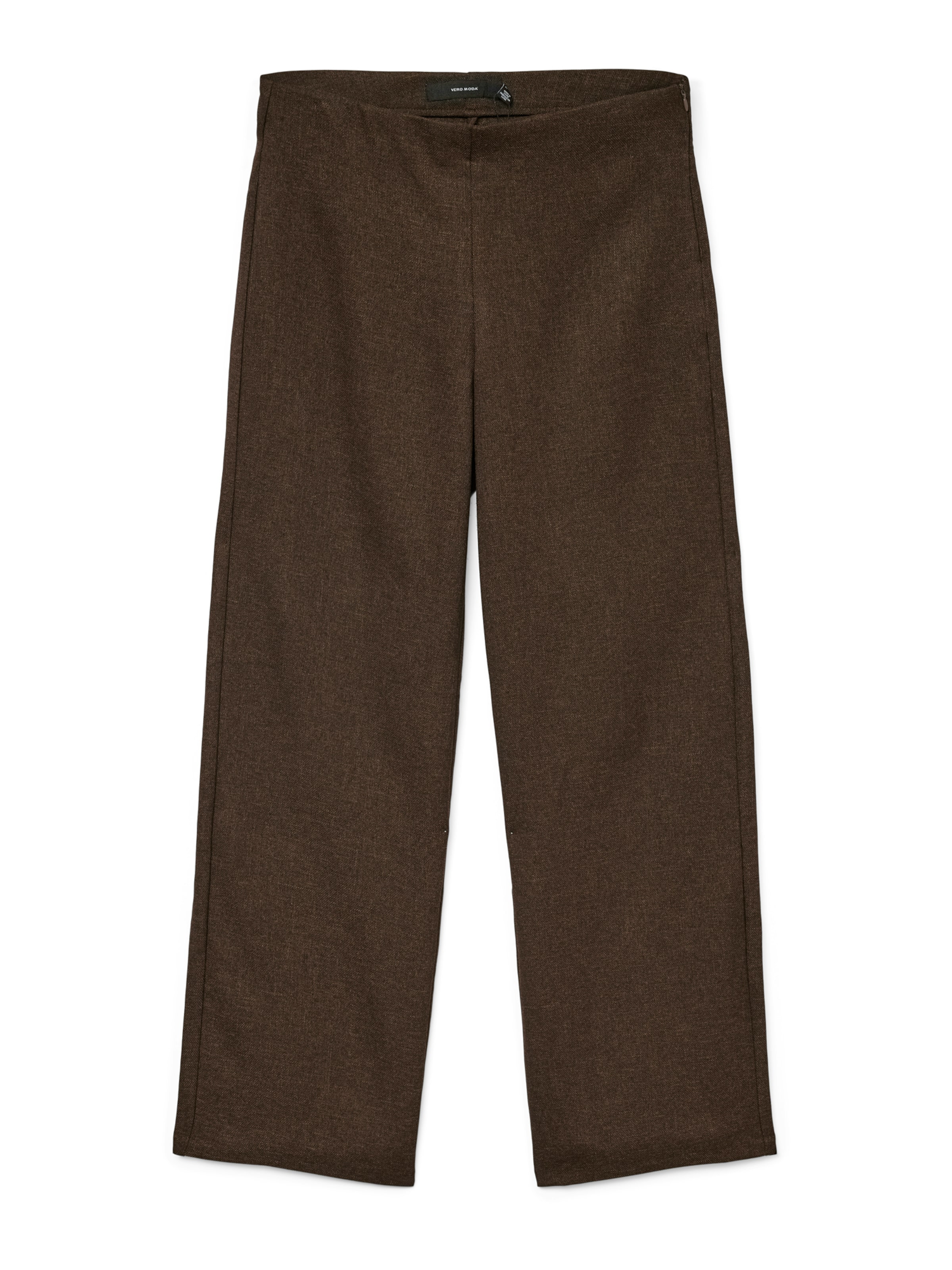 VERO MODA Široký strih Nohavice - Hnedá: predná strana