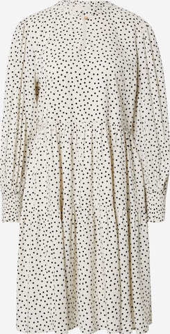 Lollys Laundry Shirt Dress 'Eva' in Beige: front