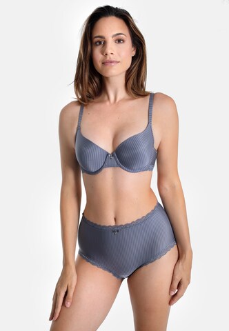 sassa T-shirt Bra 'LOVELY STRIPE' in Grey: front