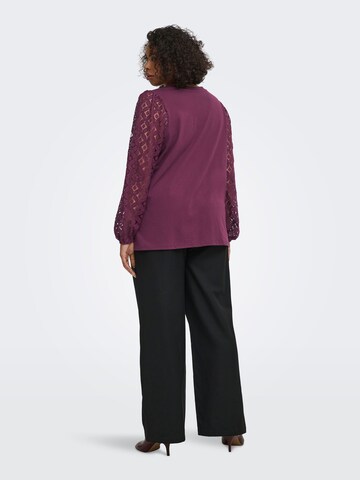 ONLY Carmakoma Blouse 'CAREffie' in Rood