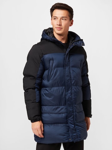 BLEND Winter Jacket in Blue: front