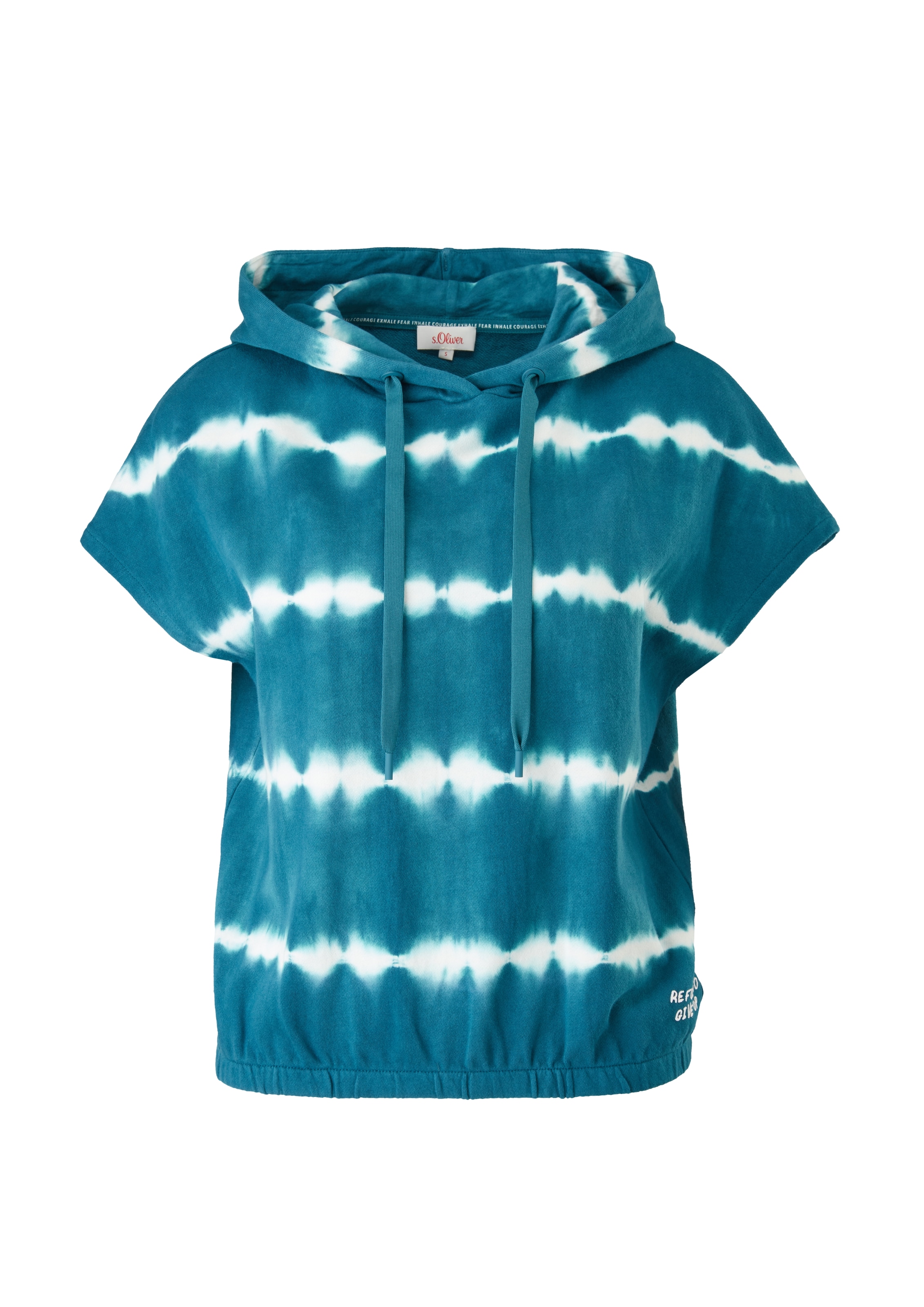 Sweat-shirt s.Oliver en bleu : devant