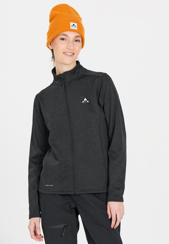 Whistler Fleecejacke 'Juice' in Schwarz: Vorderseite
