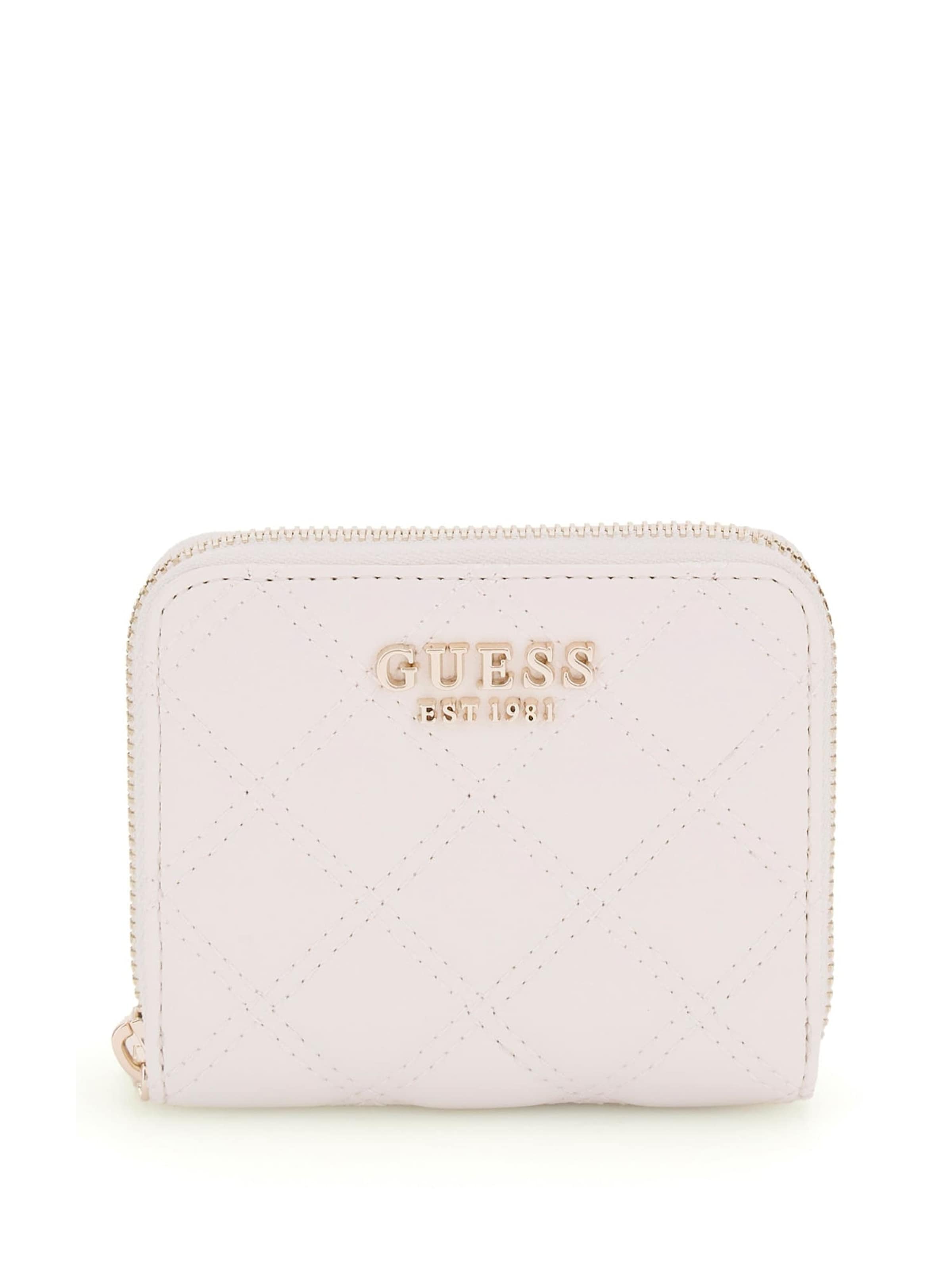 GUESS Wallet 'Giully' in White: front