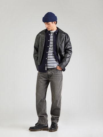 zils Carhartt WIP Standarta piegriezums Krekls