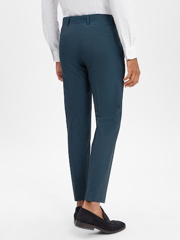 STRELLSON Pleated Pants 'Maury' in Blue