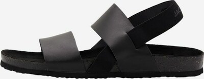 JACK & JONES Sandale in anthrazit / schwarz, Produktansicht