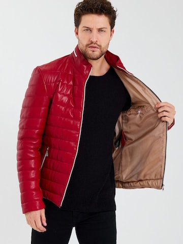 Ron Tomson Winter Jacket in Red