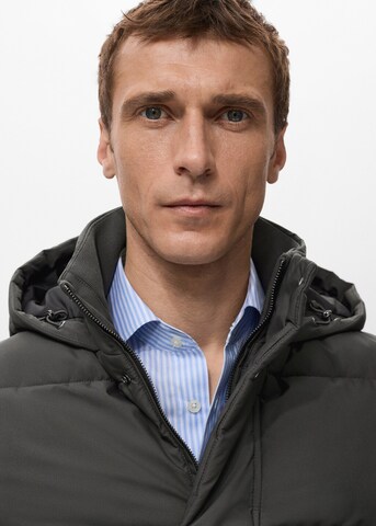 MANGO MAN Winter Jacket 'Ford' in Grey