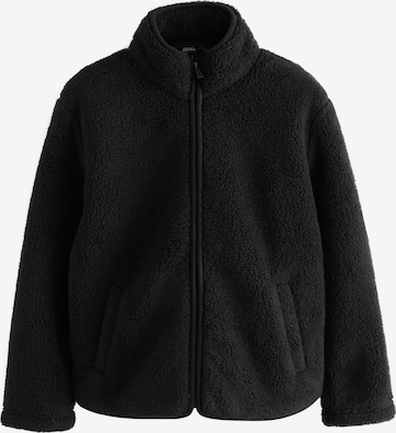 Next Fleecejacke in Schwarz: Vorderseite