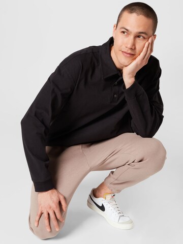 WEEKDAY Shirt 'Nate' in Zwart