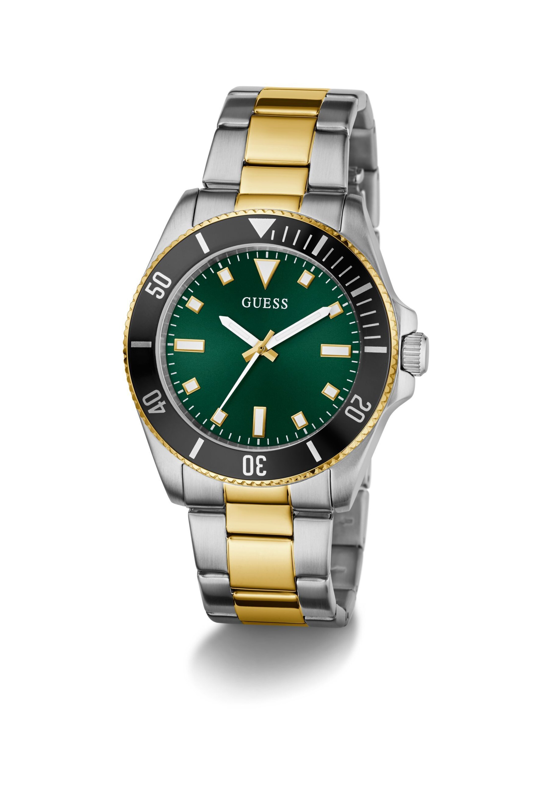 Montre à affichage analogique ' CLIFF ' GUESS en or