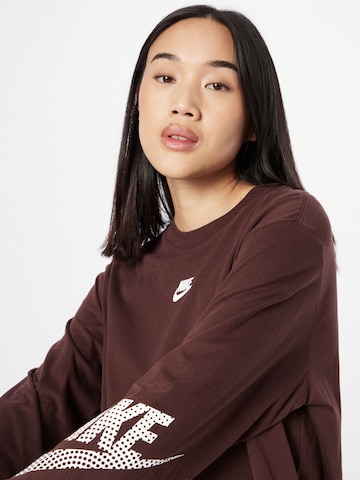 Nike Sportswear Sweatshirt in Braun