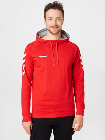 Hummel Athletic Sweatshirt in Red: front