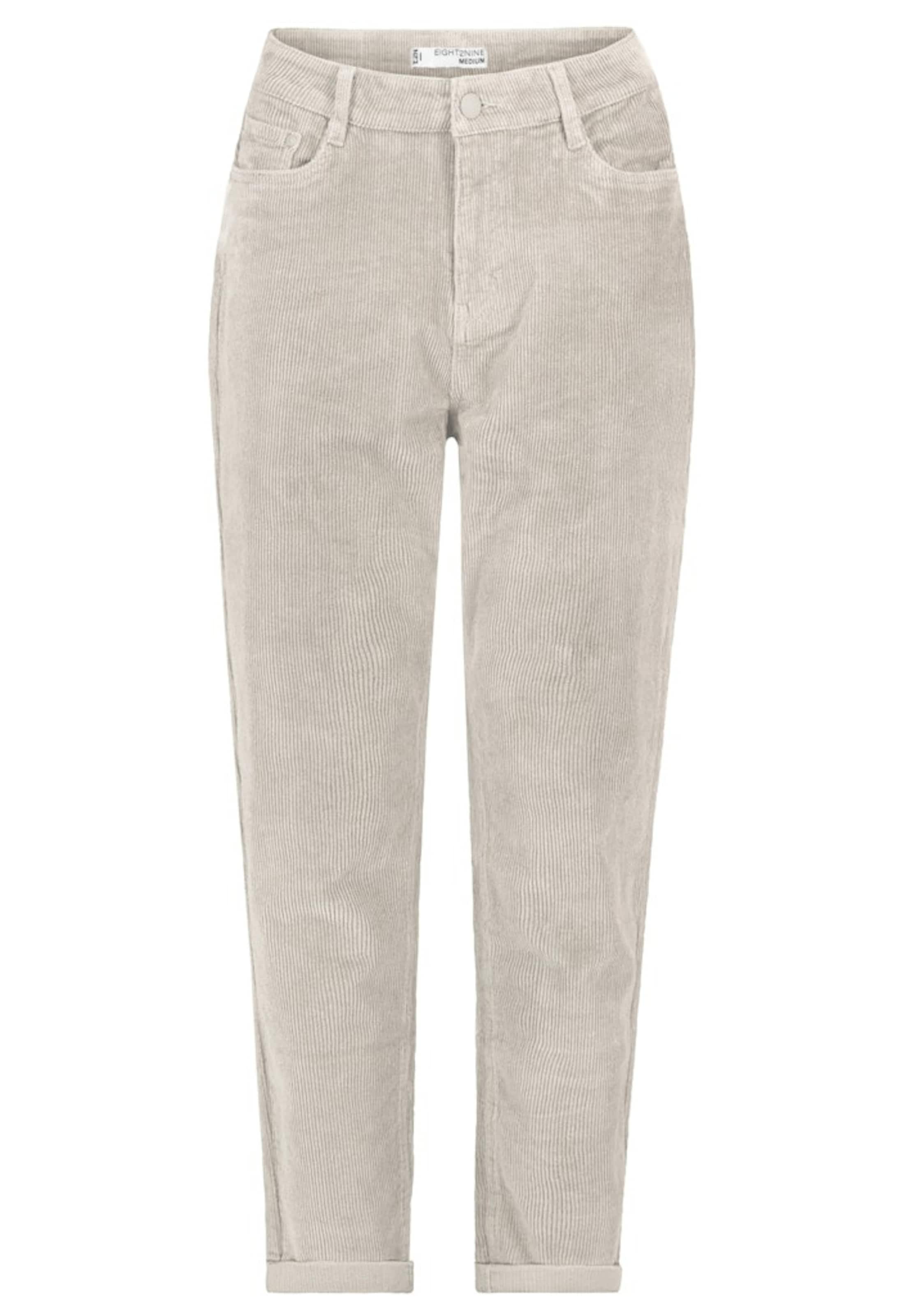 Authentic Style Regular Trousers in Beige: front