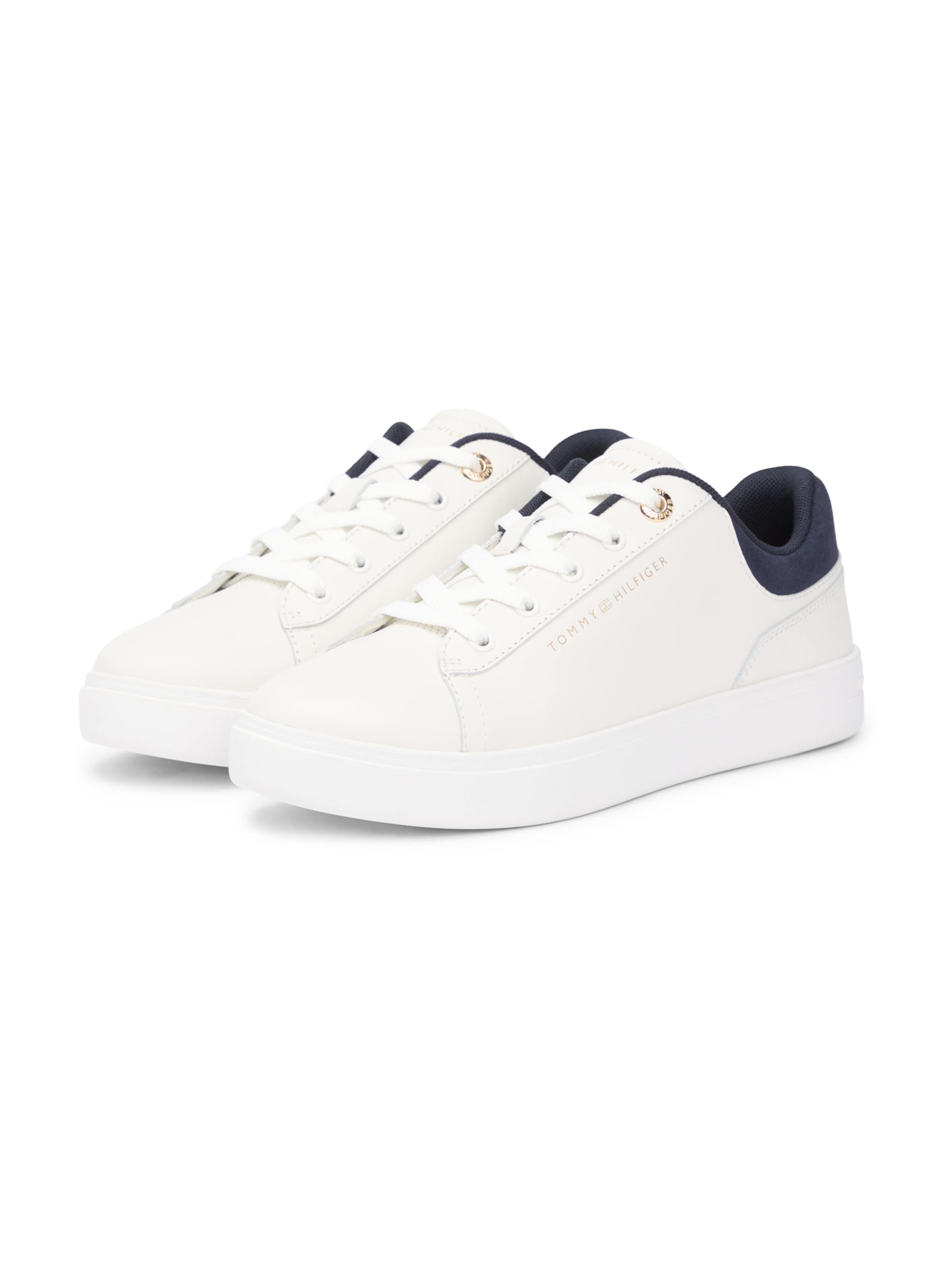 Sneaker low de la TOMMY HILFIGER pe alb