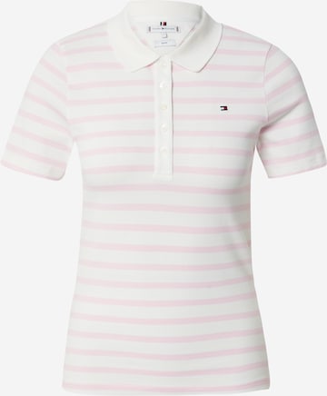 T-shirt TOMMY HILFIGER en rose : devant