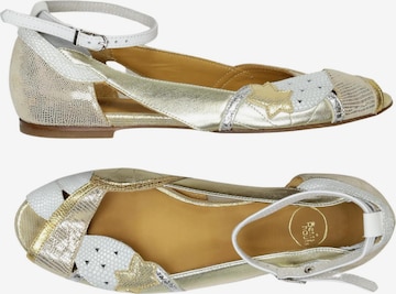 Des Petits Hauts Ballerina 37 in Gold: Vorderseite