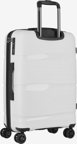 D&N Suitcase Set 'Travel Line 4300' in White