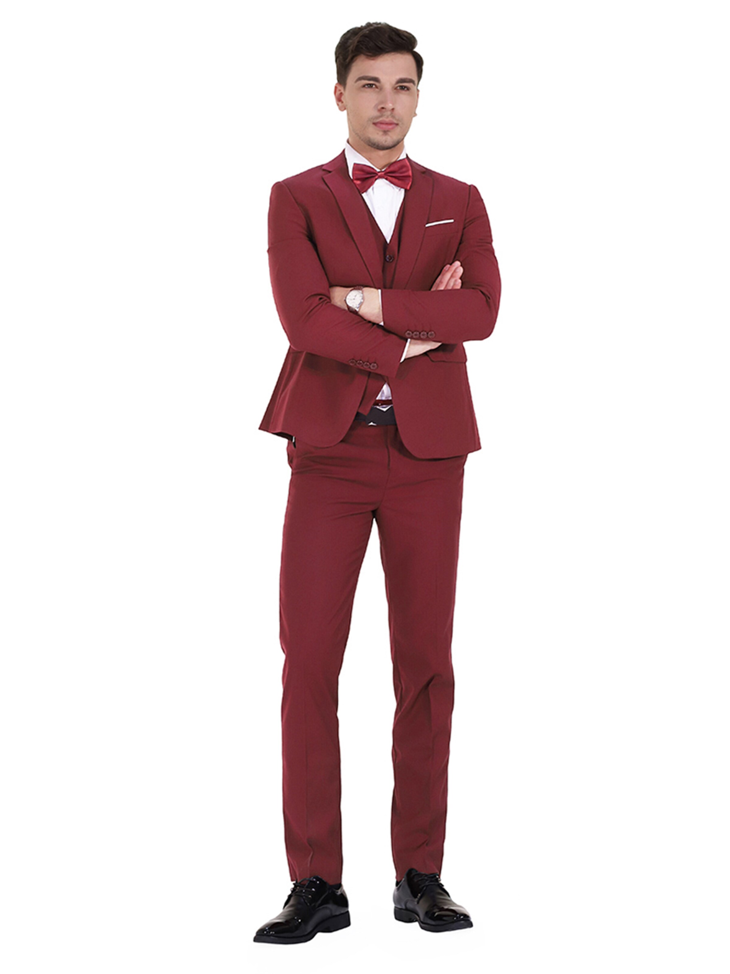 Youthup Slim fit Suit in Red