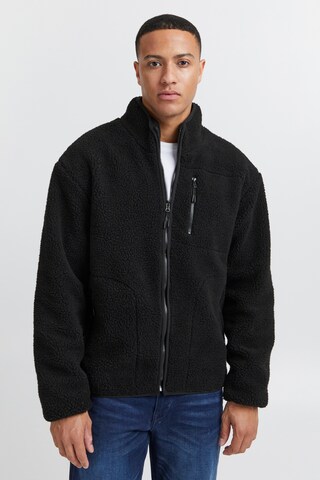 BLEND Fleece Jacket in Black: front