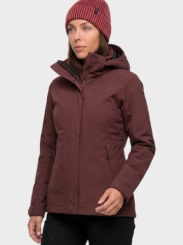 Schöffel Outdoorjas '3in1  Tamina' in Lila: voorkant