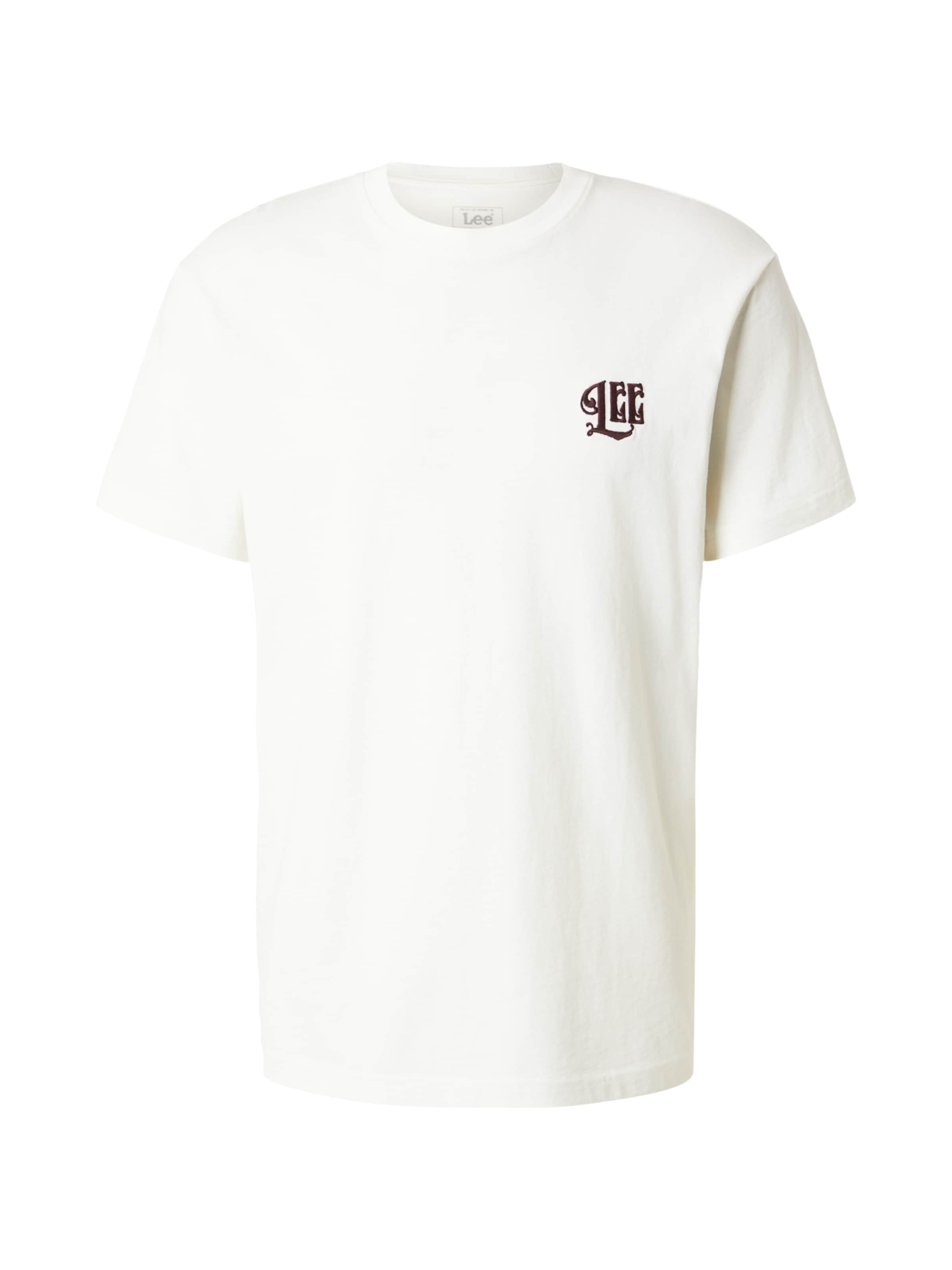 Lee T-Shirt in Weiß: Vorderseite